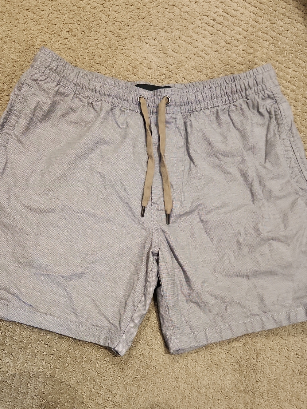 NEW Rodd & Gunn Solid Shirred Waistband Drawstrings Men Shorts L